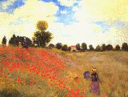 Claude Monet Poppies at Argenteuil oil painting